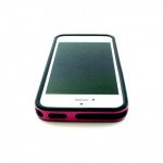 Wholesale iPhone 5 5S 2 in 1 Bumper (Pink-Black)